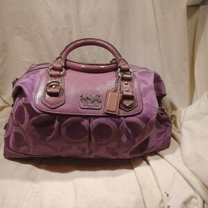 Coach Lavender Madison Op Art Sabrina